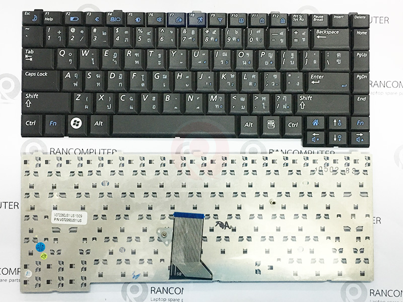 KEYBOARD SAMSUNG R403 R408 R410 R453 R458 R460 (ไทย-อังกฤษ) ราคา 550 บาท